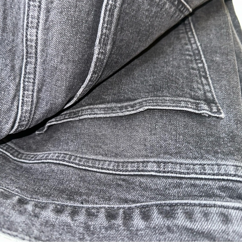 Agolde Hi-Rise Stovepipe Black Women's Jeans - Picture 8 of 12